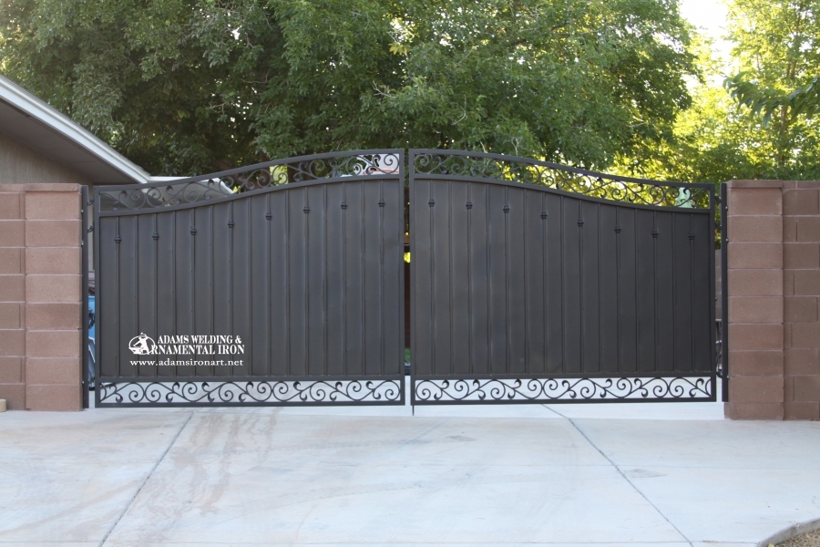 forged steel scroll Gate