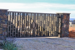 Contemporary Driveway Gate