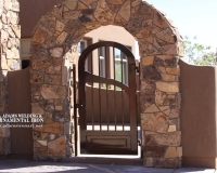 iron arch gate