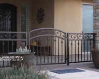 iron scroll gate