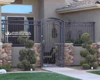 security gate forged scrolls