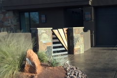 copper patina gate