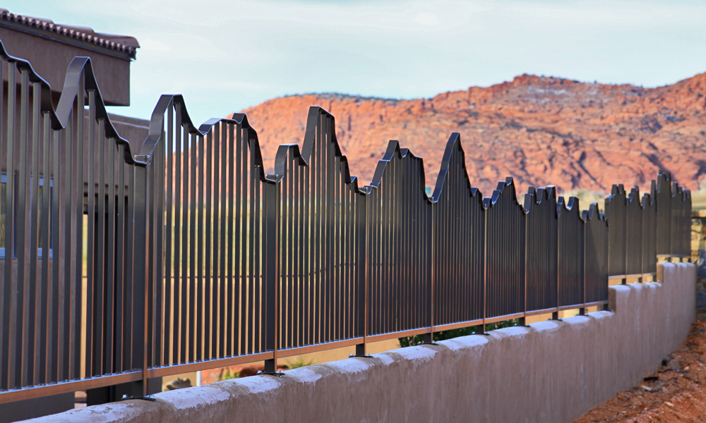 bronze mountain fence