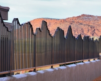 bronze mountain fence
