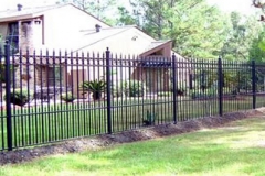 Fence with circles spears