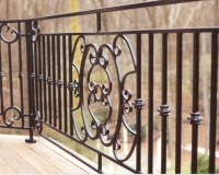 railing with panels