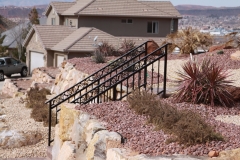 Ornamental step rail