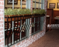 steel window planter
